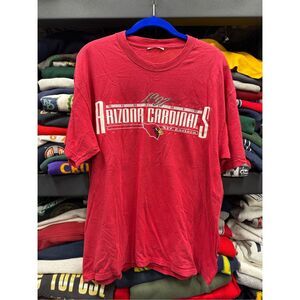 Vintage 1997 NFL Arizona Cardinals‎ Schedule Double Sided Tshirt Red essential